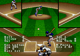 R.B.I. Baseball 93 (USA) In game screenshot